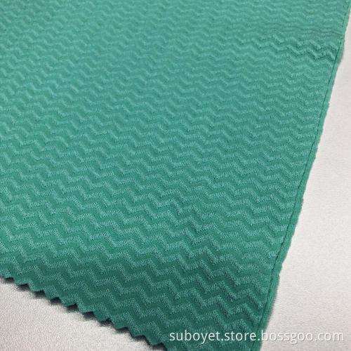 Jacquard polyester och spandex tyg